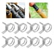 thumbnail image 5 of 100 piezas de riego de riego abrazadera de manguera de jardín abrazaderas de manguera de acero inoxidable clips de tubería, 5 of 6