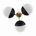 thumbnail image 3 of Stellar 3-Light Semi-Flush Ceiling Light, 3 of 8