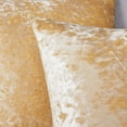 thumbnail image 4 of Deconovo Square Crushed Velvet Pillow Covers for Bed Soft Throw Pillow Covers Pack of 2 Champaign 24 x 24 inch, 4 of 7