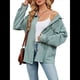 thumbnail image 1 of Blusas Informales de Larga Extragrandes con Botones y Cuello Halter para Mujer Verde XXL, 1 of 10