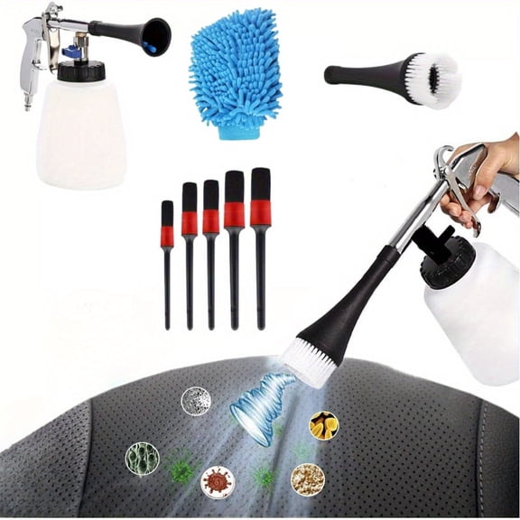 Tornado Black Car Cleaning Gun, High Pressure Car Cleaning Gun Jet Cleaner Interior