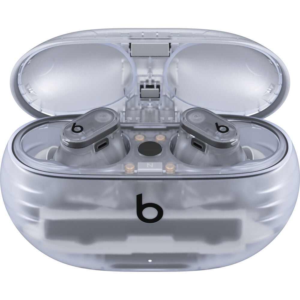 Beats Studio Buds+ Noise Canceling True Wireless In-Ear Headphones (Transparent) with Accessories