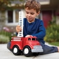 thumbnail image 4 of Fire Truck Green Toys para niños, sin BPA y ftalatos, color rojo, 4 of 6