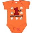 thumbnail image 3 of Inktastic First Birthday Baseball Boys Baby Bodysuit, 3 of 5