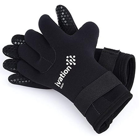 Wetsuit Gloves - 3mm Diving Gloves Premium Neoprene Five Finger Diving Gloves for High-Performance Watersports. Great for Water, Beach, Swimming, Diving,