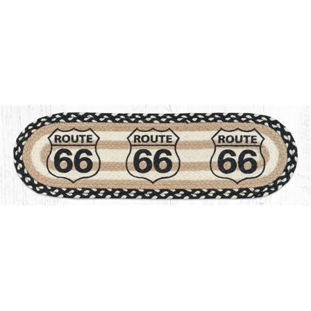 Capitol Importing 49-ST430R66 27 x 8.25 in. ST-OP-430 Route 66 Oval Stair Tread