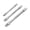 Silver, variant on Tight Space Auto Repair Accessory, Bendable Socket Extension Shaft Set 3pcs for Ratchet Wrench Garage Jobs Use Daily
