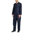 thumbnail image 4 of TOPTIE Men's Long Sleeve Coverall, Snap and Zip-Front Coverall-Navy-2XL, 4 of 6