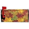 thumbnail image 2 of WOOR Fall Leaves Magnetic Magnetic Mailbox Cover Standard Size for Garden Yard Outdoor Decorations-18 x 20.8", 2 of 5