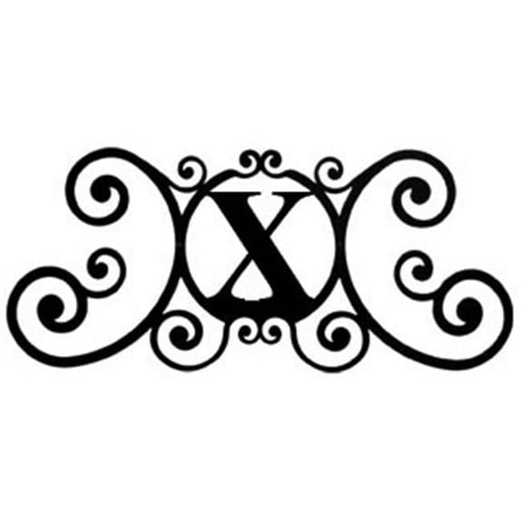 House Plaque Letter X