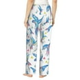 thumbnail image 6 of Pajama Pants Women - Classic Watercolor Cute Parrot Soft Breathable Sleep & Lounge Pants for Women, Comfy Casual Pj Pants Bottoms with Pockets, 6 of 7