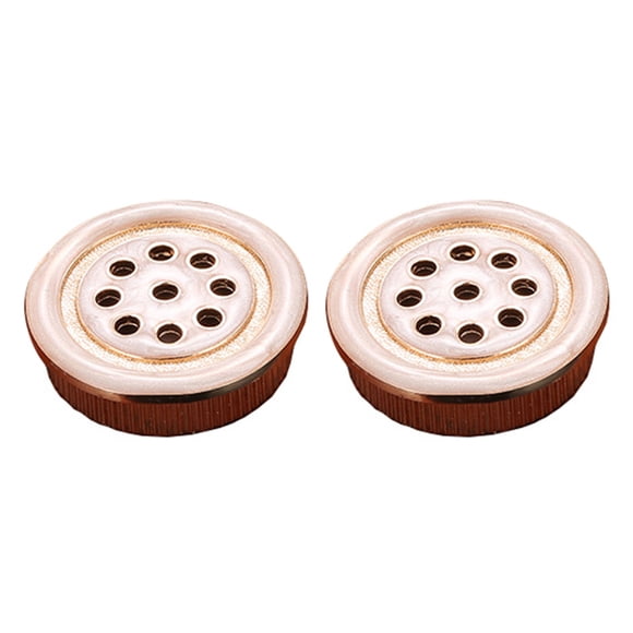 Weiweiguan 2 Pcs Évents de Meubles Ronds pour Canapé Évents Circulaires pour Armoire Garde-Robe