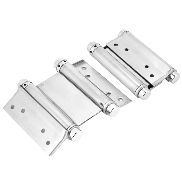 Bisagra de resorte de doble acción bisagra de puerta autocierre plata larga vida útil artesanía exquisita para puerta gratis ANGGREK Otros