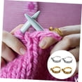 thumbnail image 2 of 4pcs Braided Ring Vintage Accessories Retro Decor Crocheting Yarn Crochet Loop Ring Metal Circle, 2 of 5