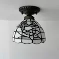 thumbnail image 4 of Enjoy Décor Lamps Tiffany 8-Inch Ceiling Light with Stained Glass Bowl, 4 of 5