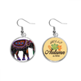 thumbnail image 1 of Colorido aderezo tótem elefante China minoría Pendiente del lóbulo de la joyería del pendiente de la hoja del otoño Unbranded M, 1 of 3