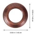 thumbnail image 2 of TABLETREANDS Tapón De Botón Endpin Para Correa De Guitarra Con Rosca 3/8-32 En Marrón Oscuro, 2 of 6