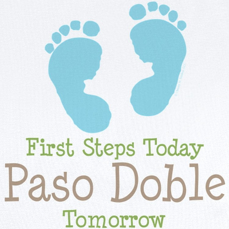 CafePress - Paso Doble Ballroom Dancing Infant Onesie - Baby Light Bodysuit, Size Newborn - 24 Months