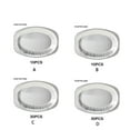 thumbnail image 3 of Unatoiry 10 Pcs/ensemble Plateau en Aluminium Réutilisable pour Cuisson Non Toxique et Polyvalent Moules Argentés Inodores Moyen 10, 3 of 6