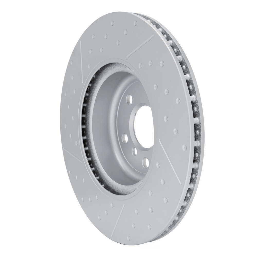 Dynamic Friction Company 644-31197D DFC Geospec Coated Rotor - Dimpled And Slotted