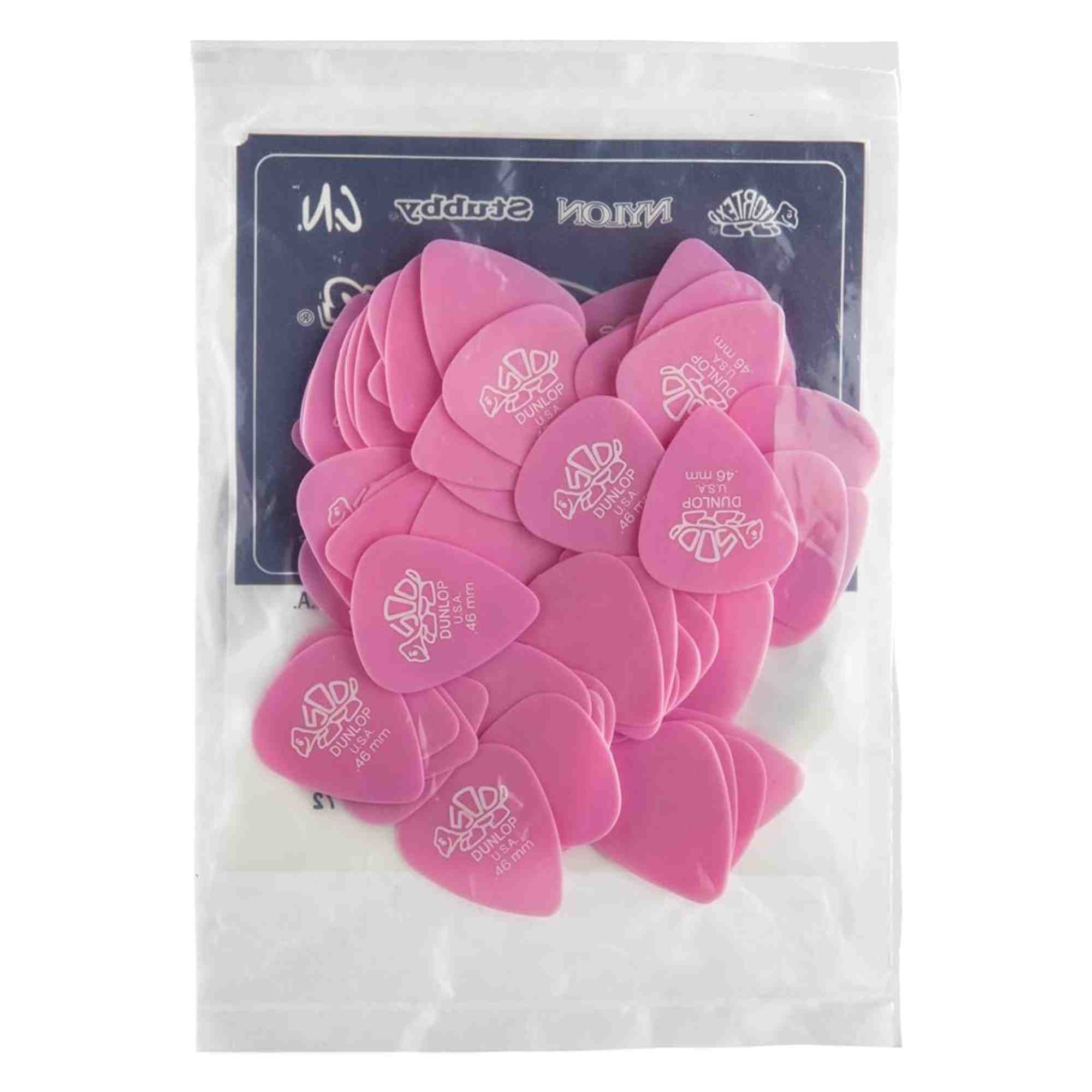 Dunlop 41R.46 Delrin®, Light Pink, .46mm, 72/Bag