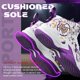 thumbnail image 4 of BINQER Zapatillas de baloncesto de caña alta for hombre con amortiguación de malla transpirable y suela antideslizante., 4 of 6