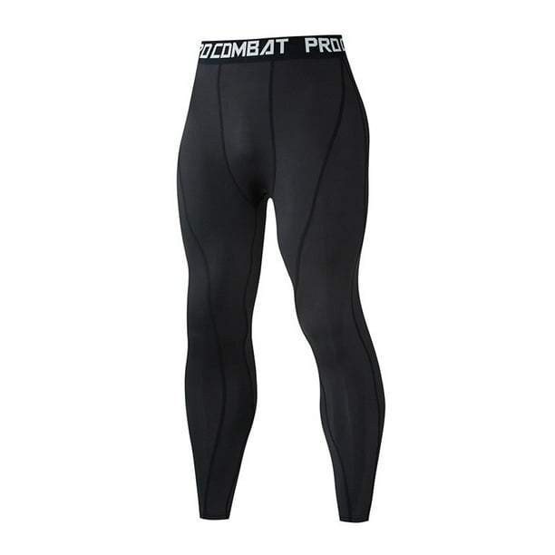 Men's Thermal Compression Pants, Athletic Sports Leggings & Running