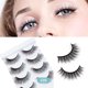 thumbnail image 3 of Pestañas postizas largas y dramáticas para mujeres, pestañas postizas esponjosas, cómodas y naturales suaves, 3 of 5