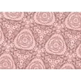 thumbnail image 1 of Ahgly Company Indoor Rectangle Patterned Pink Bubble Gum Pink Area Rugs, 7' x 9', 1 of 6