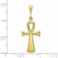 thumbnail image 2 of 10K Yellow Gold Egyptian Ankh Cross Pendant (36 X 15) Made In United States -Jewelry By Sweet Pea, 2 of 5