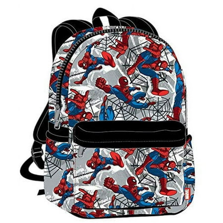 Backpack - Mavrel - Spiderman All Over Print 16" New 001803
