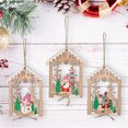 thumbnail image 2 of Naiovety Árbol de Navidad colgante regalo multiusos hogar artesanía Navidad adornos Festival colgantes accesorios escena diseño Kits de decoración para fiestas Papá Noel, 2 of 6