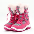 thumbnail image 2 of Nova Mountain Boys Girls Little Kids Winter Snow Boots NF-NFWB840-FuchsiaMulti-8, 2 of 6
