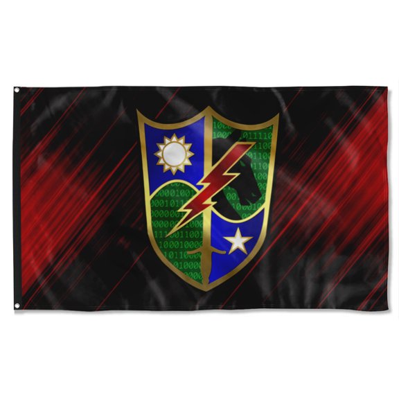 Cayyon Cema Crest 75th Ranger Regiment Flag 3x5Feet Military Banner with 2 Brass Grommets