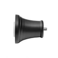 thumbnail image 3 of Utopia Alley Adjustable 72-In Shower Curtain Tension Rod - Rust-Proof Aluminum with Rubber End Cap, No Drill Installation - Extendable & Retractable, Wall-to-Wall - Easy to Hang, Black Finish, 3 of 10