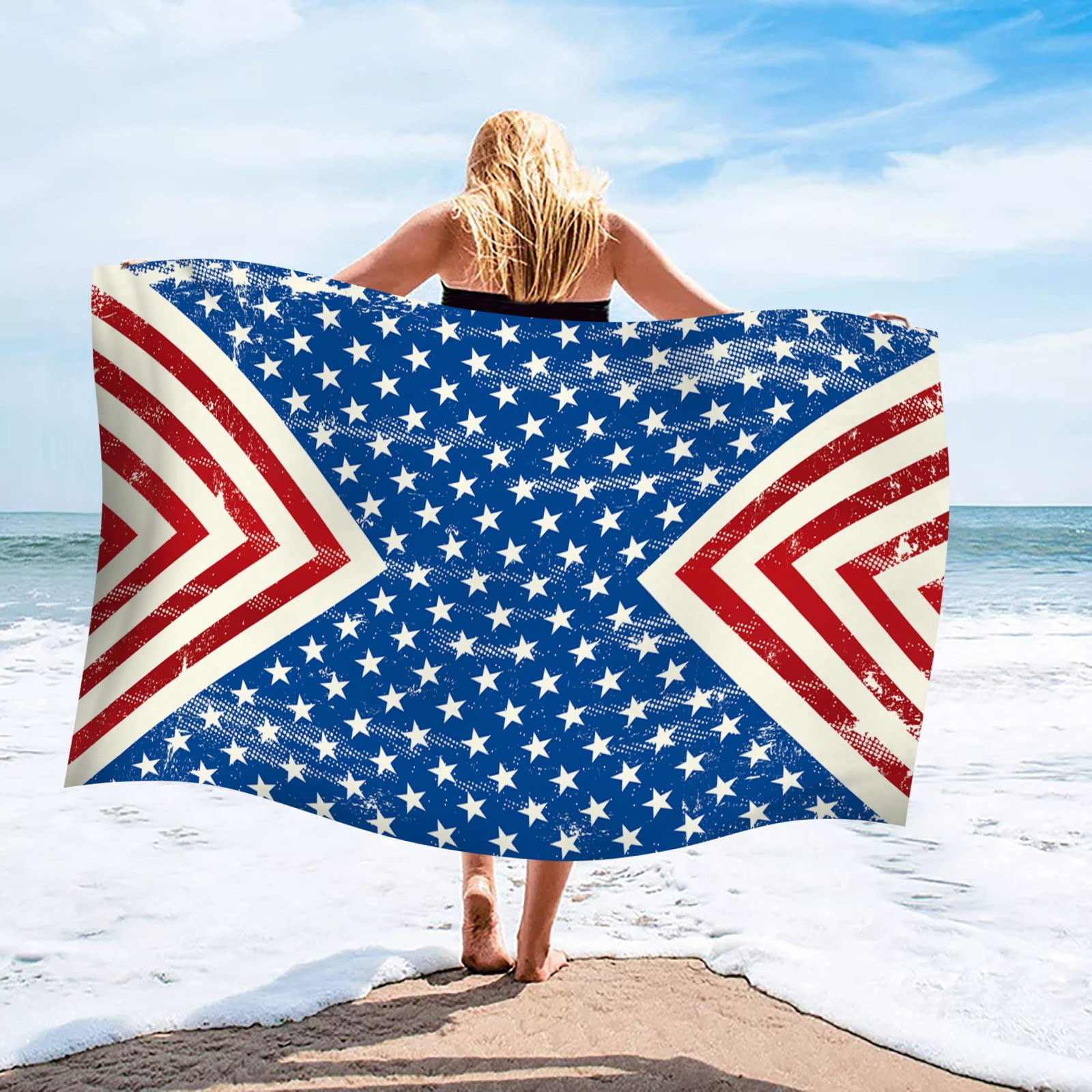 Drapeau Americain - Serviettes De Plage