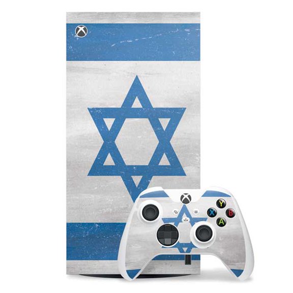 Skinit Israel Flag Distressed XBox Series X Digital Edition Bundle Skin