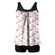 thumbnail image 2 of Trajes de baño Amzcrzy Tankini para mujer, trajes de baño, trajes de baño de dos piezas con control de abdomen, bikini de cintura alta conservador, estampado de moda, multicolor, L, 2 of 4