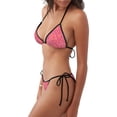 thumbnail image 2 of Disketp Colorful Sprinkles Donuts para Bañador de Dos Piezas para Mujer, Bikini Sexy Halter String, Conjunto de Bikini en Triángulo, 2 of 6