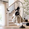 thumbnail image 7 of Halloween Witch Doll, Handmade Witch Doll Ornament Kitchen Home Decor Halloween Fireplace Tabletop Ornament, Gift for Mom or Friend, 7 of 7