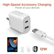 Hypergear 15627 Speedboost 25-watt Pd Dual-output Wall Charger Kit