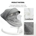 thumbnail image 6 of Baby Swing for Infants, OEIKPFN Bluetooth Baby Bouncer for Babies 0-9 Months with 5 Speed, Gray, 6 of 6