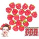 thumbnail image 1 of wonima02 Strawberry Heatless Curlers, 2025 New Strawberry Sponge Foam Rollers Balls Curlers, Overnight Curlers for Medium Hair, Strawberry Shape Hair Curlers for Women (18pcs), 1 of 1