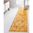 thumbnail image 1 of Unique Loom 3137832 2 x 13 ft. Salle Garnier Sofia Runner Rug, Orange, 1 of 2