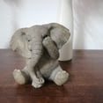thumbnail image 3 of Figura de elefante de resina, artesanía, estatua de animal, pequeña figura, escultura para dormitorio Cubre Ojo, 3 of 6
