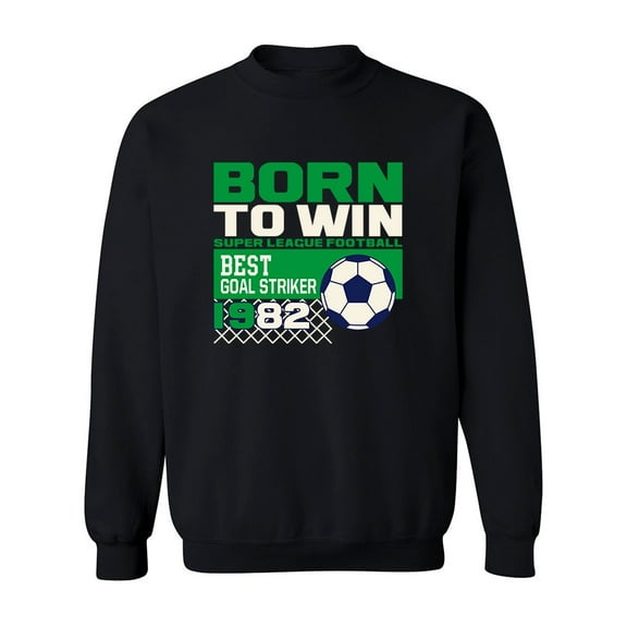 Best Goal Striker '82 Sweatshirt Men -Image by Shutterstock, Male Small