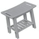 thumbnail image 3 of Banco de ducha, taburete, silla de baño, organizador para interior y exterior con estante de almacenamiento y asa, asiento de baño para personas mayor Gris, 3 of 9