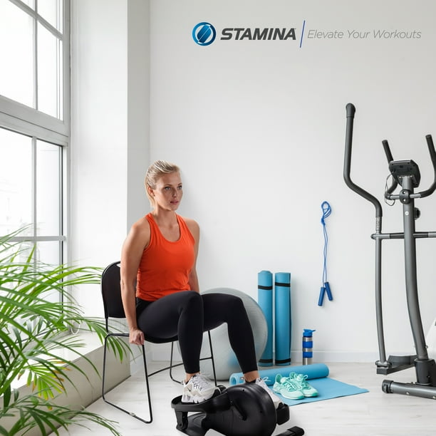 Stamina Inmotion E1000 Compact Lower Body Workout Strider Machine Black Walmart Business Supplies