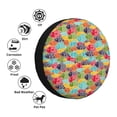 thumbnail image 4 of Gukieu Colorful Fish 2 Print Car Tire Cover, Adjustable Waterproof and Dustproof Tire Protection Cover, Suitable for SUV, Truck, Van-15 inch, 4 of 6