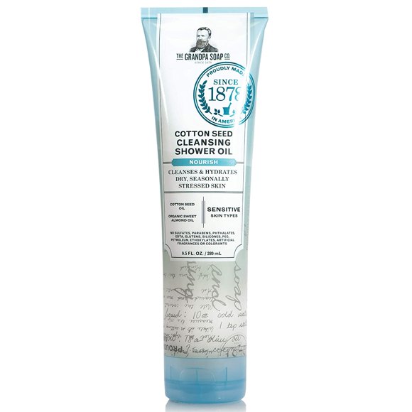 Cotton Seed Cleansing Shower Oil 9.5 OZ